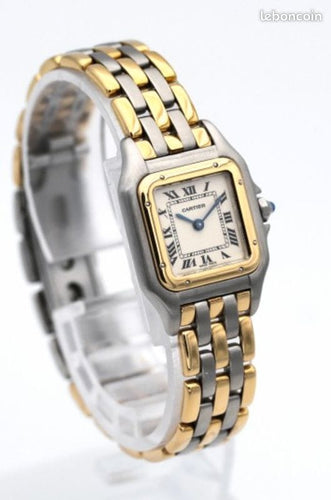 Montre MONTRE Cartier Panthère 3 rangs 58 Facettes