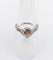 Ring 52.5 Ring Solitaire Art Deco in platinum and old-cut diamond 1.40 carat 58 Facettes A06491