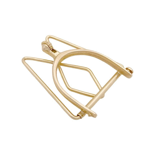 Pince à billet Mellerio, « Éperon » en or jaune. 58 Facettes 34903