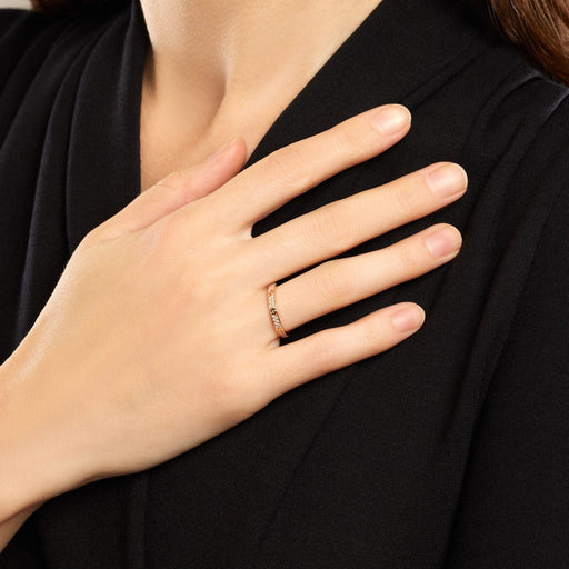 Bague 50 CARTIER - Bague Love mini en or rose et diamants 58 Facettes