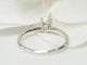 Bague Bague solitaire or blanc diamant 58 Facettes 26142