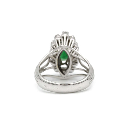 Bague 52 Bague or diamants émeraude 58 Facettes 230252R