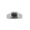 Bague 55 Bague en or blanc saphir et diamants 58 Facettes