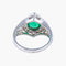 Bague 52 Bague Emeraude cabochon Diamants 58 Facettes AB9
