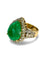 Bague 54 Bague or jaune emeraude de Colombie 6,55 ct et diamants 0,70 ct 58 Facettes 828