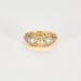 Bague 57 Bague Jonc Retro en or jaune et diamants 58 Facettes