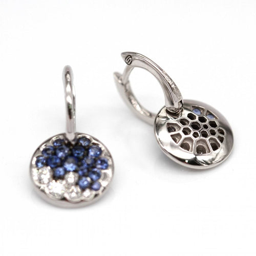 Boucles d'oreilles Boucles d'oreilles BLUE SKY en or blanc et diamants 58 Facettes D364818SO