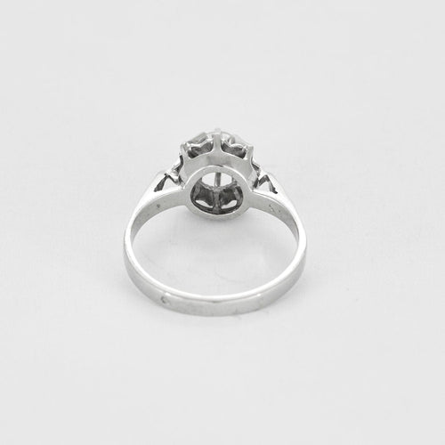Bague 50 Solitaire en or blanc et diamant 58 Facettes LP1287/13