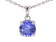Pendentif Pendentif en or blanc avec tanzanite 58 Facettes 2199