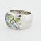Bague 51 Bague or blanc Maison Feraud - aigue-marine et diamants 58 Facettes RÉF 6198/10