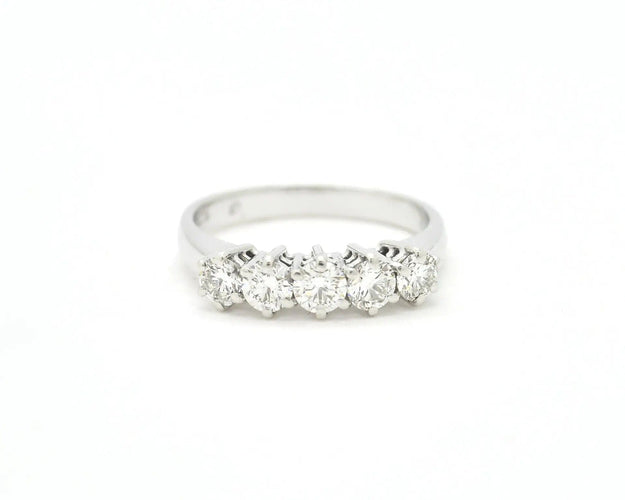 Bague Riviere Ring Ct 1 58 Facettes 10041