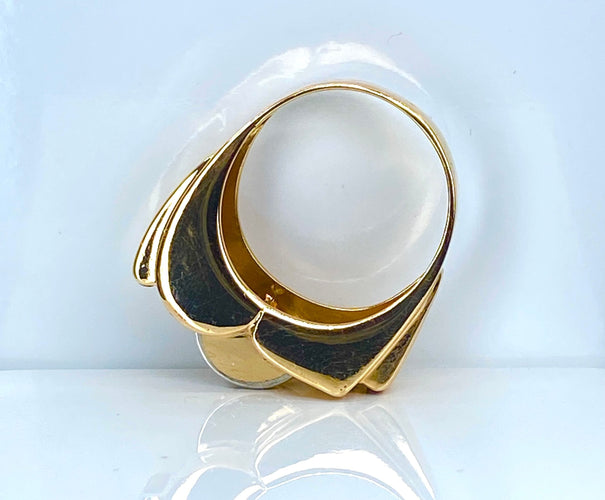 Bague 60 Bague TANK or jaune diamants 58 Facettes AB603