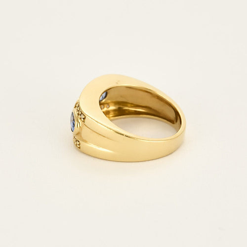 Bague 52,5 Bague en or jaune, saphirs et diamants 58 Facettes BIA1043X2