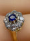 Bague Bague marguerite en or blanc en saphir et diamants 58 Facettes AB476