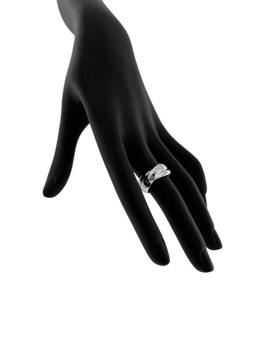 Bague 50 Bague Cartier Amour et Trinity en or blanc 58 Facettes