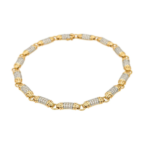 Collier Bulgari Collier Parentesi Or jaune, Or blanc Diamant 58 Facettes 4423003CN