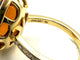 Bague 54 CHAUMET. Collection "Attrape-moi si tu m'aimes", bague or jaune, citrine et diamants 58 Facettes