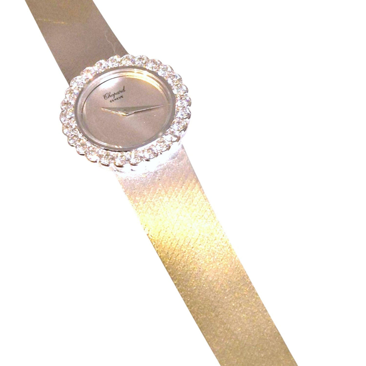 Chopard 18 Karat Weißgolduhr mit 26 Diamanten 9572877533513 58