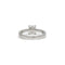 Bague 49 Solitaire accompagné Diamant 1,02 carat G VS2 58 Facettes 240187R
