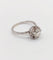 Bague 52.5 Bague solitaire Art déco en platine et diamant taille ancienne 0,80 carat 58 Facettes A06282
