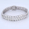 Vintage náramek Bracciale z Platina 950 a diamantů (18,50 ct) 58 Facettes BR115