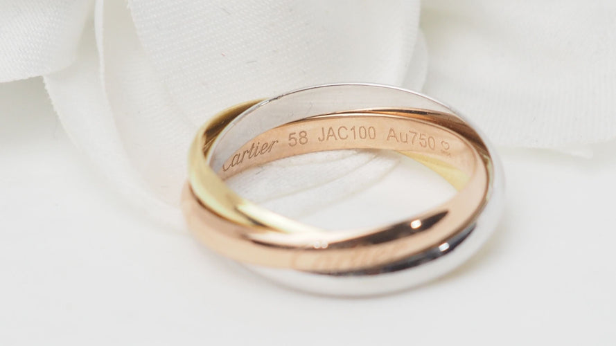 Bague Bague Trinity 3 ors de Cartier 58 Facettes