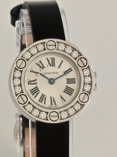 Montre Cartier - Montre Love Diamants Or Blanc 58 Facettes