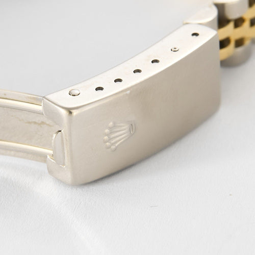 Horloge Rolex Model Datejust 26 mm in 18K Goud en Staal Computer Wijzerplaat 58 Facettes