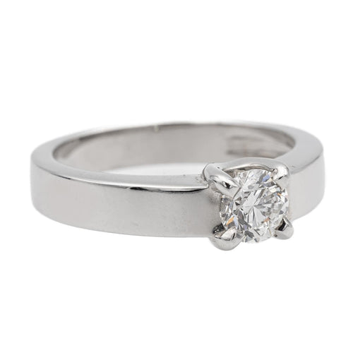 Bague 53 Bague Solitaire Or blanc Diamant 58 Facettes 578709RV