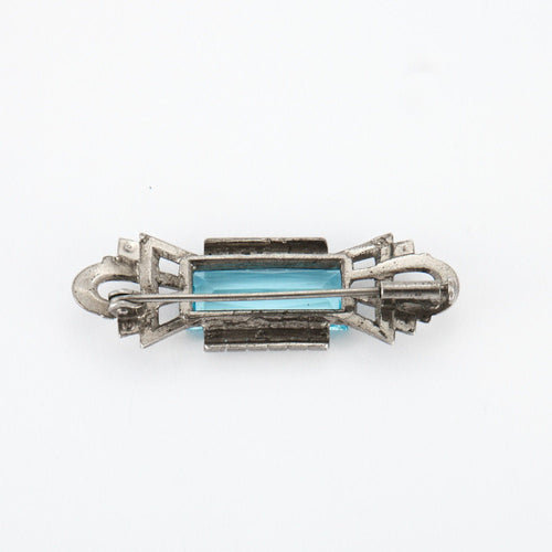 Broche Broche Art-Déco Argent 58 Facettes