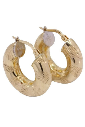 Boucles d'oreilles CRÉOLES MODERNES 58 Facettes 084071