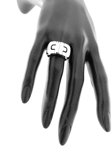 Bague 56.5 BULGARI - Bague Parentesi Or Blanc 58 Facettes