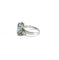 Bague 55 Bague En Or Blanc Et Aigue-Marine 58 Facettes