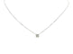 Collier collier DINH VAN le cube diamant 608113 en or blanc 18k + boite 58 Facettes 272302