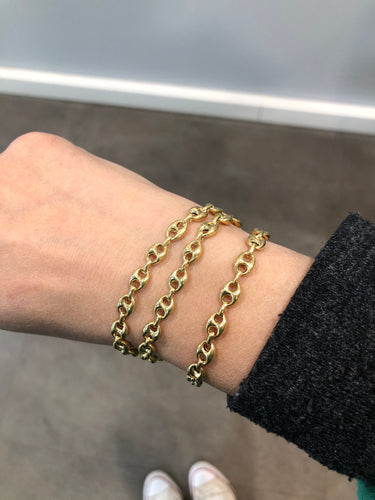 Collier COLLIER GRAIN DE CAFE OR JAUNE 58 Facettes