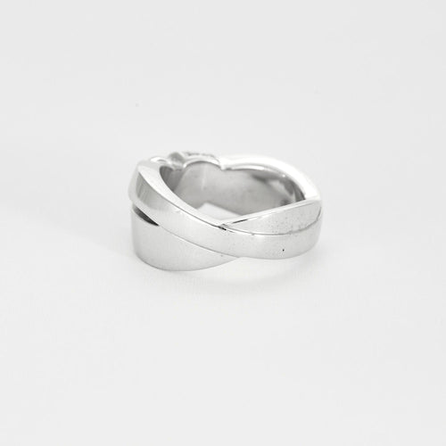 Bague 53 CHAUMET - Bague Liens Séduction en or blanc et diamants 58 Facettes