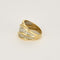 Bague 52.5 Bague en Or jaune & blanc 18k 58 Facettes THI03082