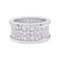 Bague 53 Bague Bulgari, "B.Zero1", or blanc et pavé diamants. 58 Facettes 33171