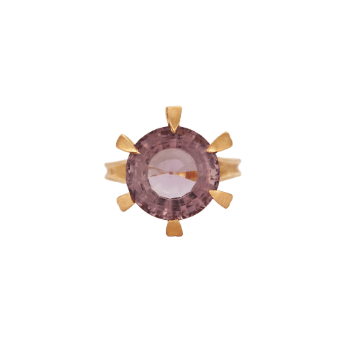 Bague 53 Bague cocktail avec améthyste 58 Facettes 240140