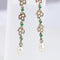 Boucles d'oreilles Paire de pendants d'oreilles fin XIXème 58 Facettes