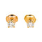 Boucles d'oreilles Boucles d'oreilles Puces Or jaune Diamant 58 Facettes 4745025CN