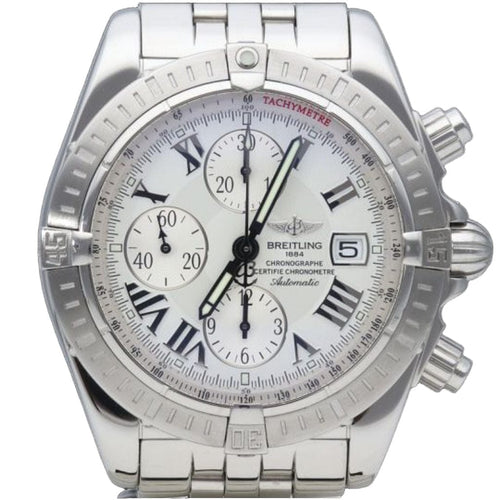 Montre Breitling Montre Chronomat Evolution Chronograph 58 Facettes MT39945