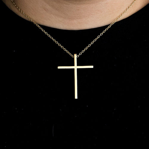 Pendentif Pendentif Croix or jaune 58 Facettes LP1021/3