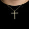 Pendentif Pendentif Croix or jaune 58 Facettes LP1021/3