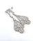 Boucles d'oreilles Boucles d'oreilles en platine serties de diamants 58 Facettes