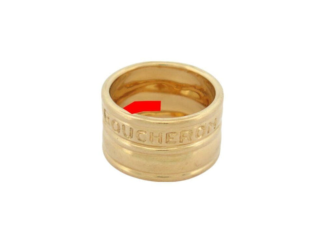 Bague 48 bague BOUCHERON jonc taille 48 en or jaune 18k 9.5gr 58 Facettes 268915