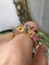 Bague 54 CHAUMET - Bague Tutti-Frutti en or jaune, saphirs 58 Facettes
