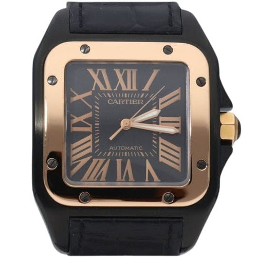 Montre Cartier Montre Santos 100 Xl Pvd 58 Facettes MT41285