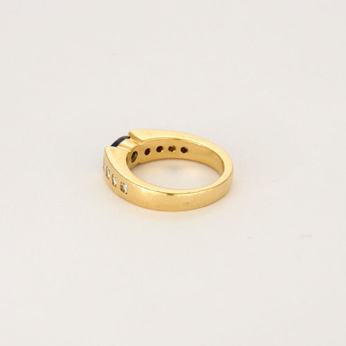 Bague 53.5 Bague Prestige or jaune saphir 58 Facettes LP1224/10