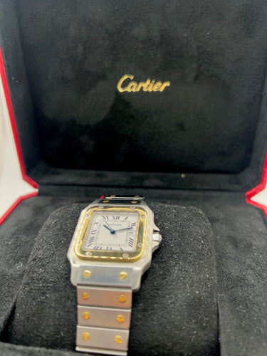 Montre Cartier Santos Carree Automatic 2961 58 Facettes